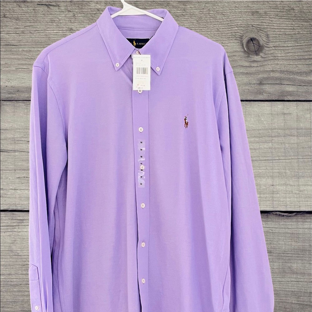 Medium Polo Ralph Lauren Knit Oxford Button up. Like new but without tags